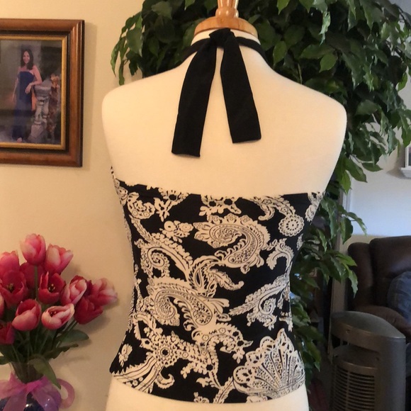 American Living Paisley Design ~Halter Top Only - Picture 4 of 9